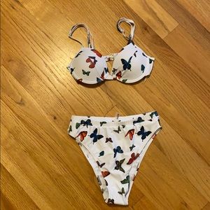 SOLD. SHEIN butterfly bikini set